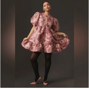 Anthropology Babydoll Dress